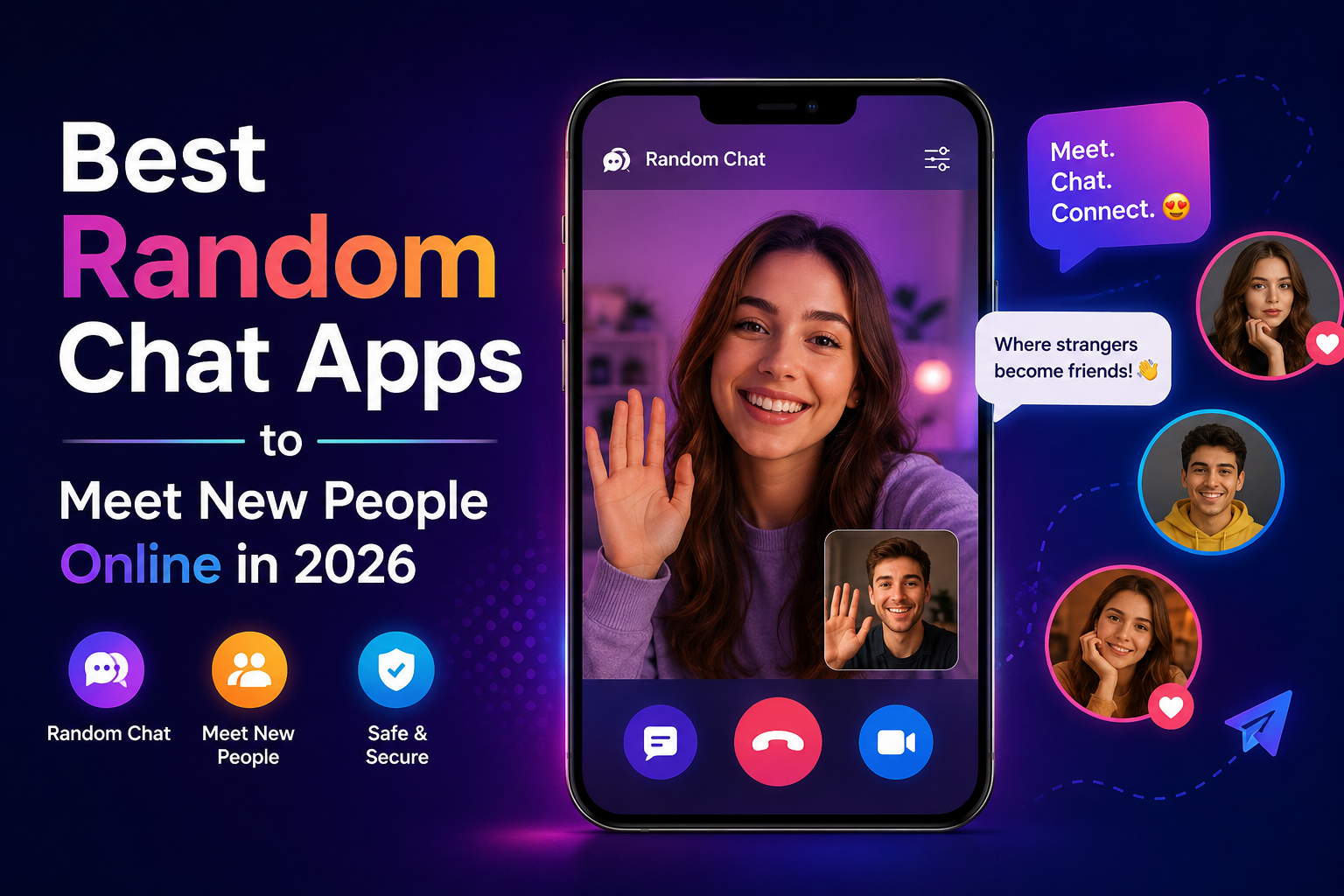 Best Random Chat Apps to Meet New People Online in 2026